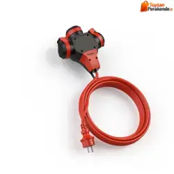 BYLION IP44 Monofaze Askı Tipi Uzatma Kablo 20m 3x2,5mm TTR Kablo Kapaklı